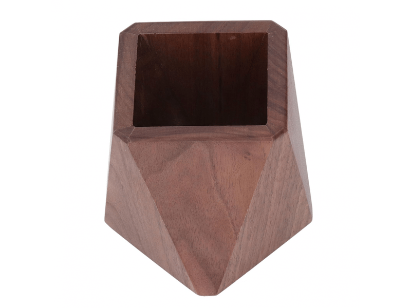  Pot à crayons en bois de noyer noir, fait à la main, exquis, peu encombrant, multifonctionnel, tasse pour  - Conforama A