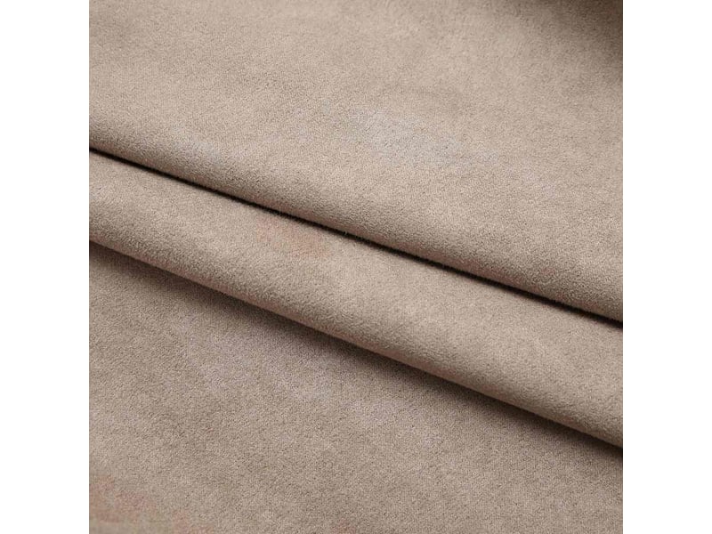  Lot de 2 rideaux occultants, rideaux black-out avec crochets taupe 140x245 cm cf44890  - Conforama C