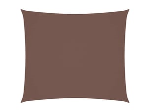Voile de parasol - voile d'ombrage tissu oxford rectangulaire 2x2,5 m marron