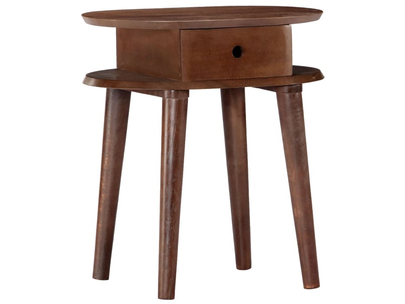  Table de chevet, table d'appoint 50x35x55 cm en bois d'acacia massif  - Conforama B