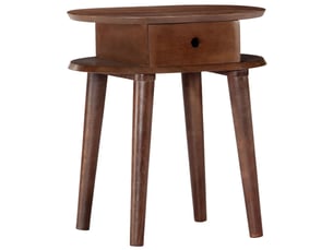 Table de chevet, table d'appoint 50x35x55 cm en bois d'acacia massif