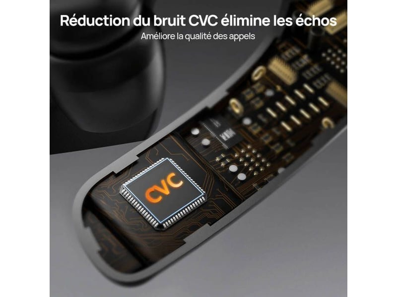  Ecouteurs bluetooth 5.3 intra noirs micro double enc et etui charge 395393_AAARE90977_6_DROPFR - Conforama E