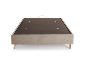Sommier coffre 160x200 cm <strong></strong> <strong>VOLTAIRE</strong> épaisseur 42 cm  vendu avec pieds