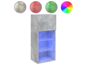 Meuble tv coloris gris 40.5 cm <strong></strong> <strong></strong>