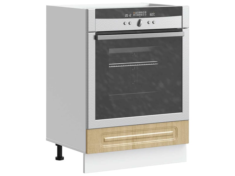  Armoire à four, armoire de cuisine kalmar chêne sonoma bois d'ingénierie  - Conforama B