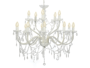 Lustre classique 80 x 74 cm ambiance élégante 15 ampoules e14 en métal blanc 02_0046418