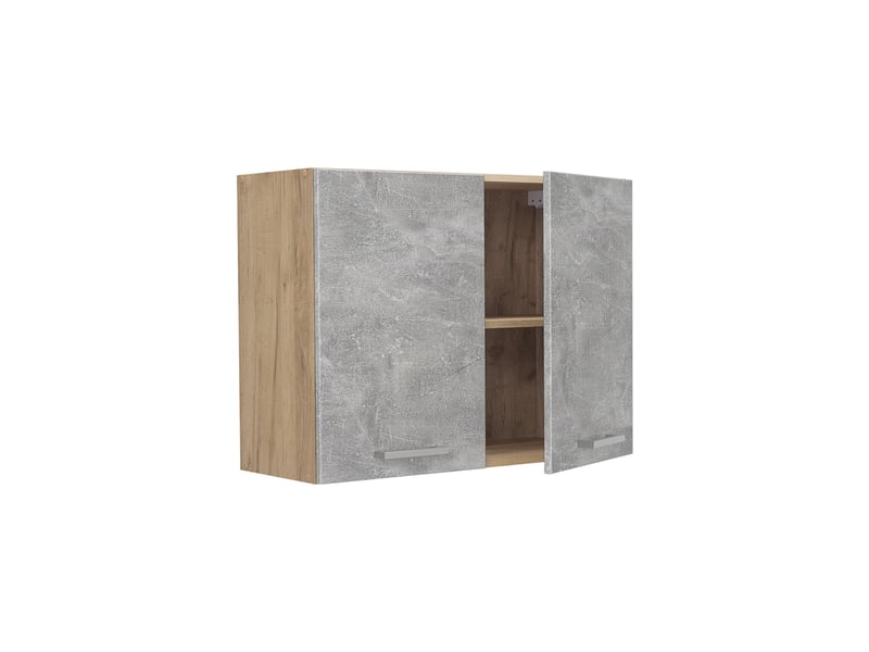  Vicco armoire en verre, bétonchêne doré, 80cm  - Conforama C