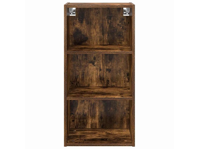  Meuble de rangement cuisine, armoire suspendue chêne fumé 40x29,5x80cm  - Conforama E