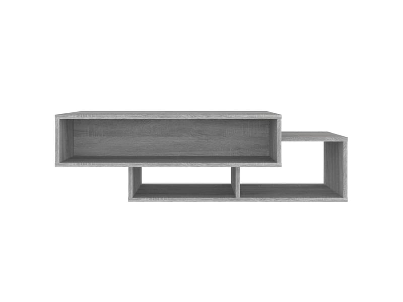  Table basse rectangulaire | table de salon sonoma gris 105x55x32 cm bois d'ingénierie  - Conforama D