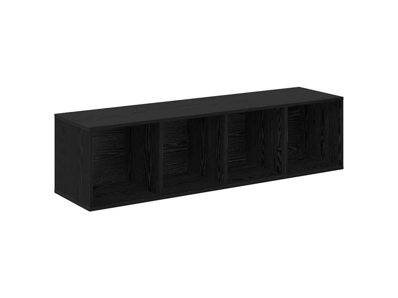  Ensemble meuble tv - banc tv - meuble de rangement 2 pcs chêne noir bois d'ingénierie  - Conforama E