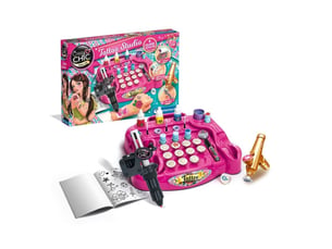 Coffret créatif clementoni 18261 crazy chic - studio de tatouages