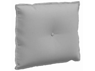 Coussin de dos, coussin de dossier gris nuage 60 x 19 x 50 cm tissu cf54744