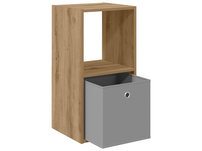  Table de chevet - cabinet de chevet - table de nuit chêne artisanal 35 x 32 x 68,5 cm  - Conforama D