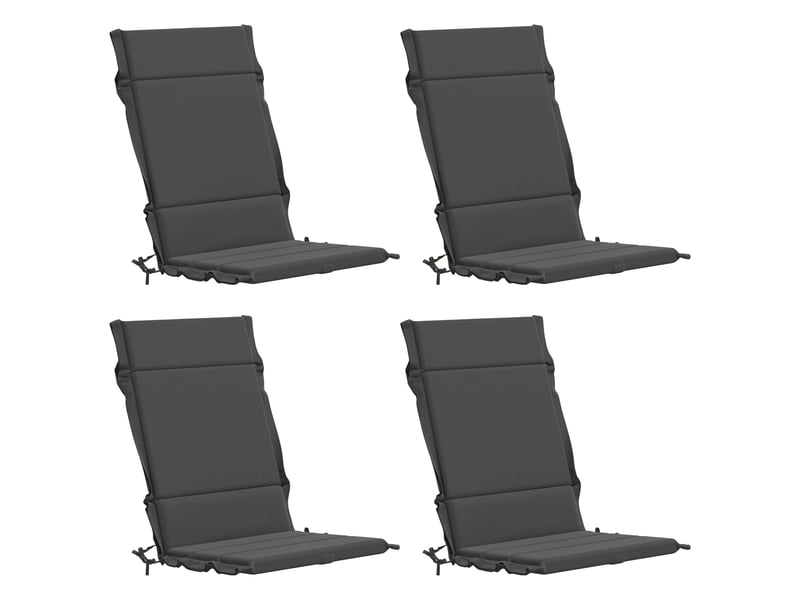  Lot de 4 coussins de chaise à dossier haut  gemert cf59311  - Conforama A