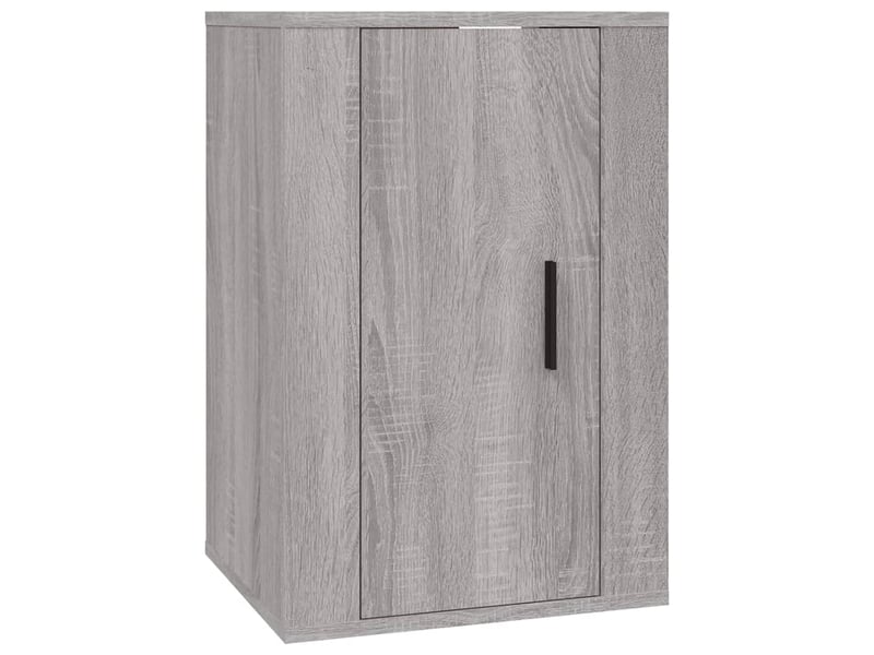  Ensemble de meubles tv 4 pcs sonoma gris bois d'ingénierie shl49941  - Conforama E