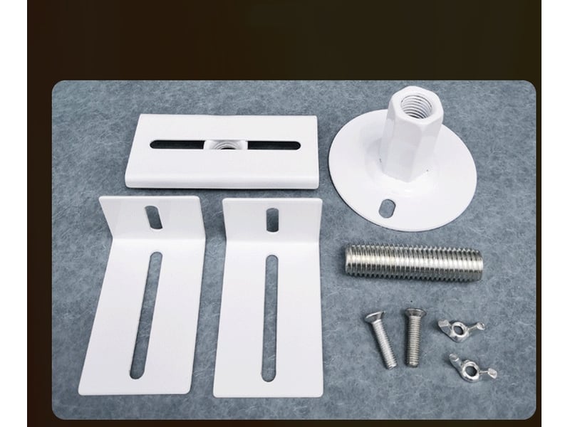  Paire de fixations au sol pour radiateurs en aluminium – charge jusqu'à 200 kg  - Conforama D
