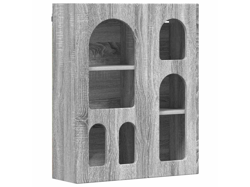  Armoire suspendue, meuble de rangement elst sonoma gris 59x20x71,5 cm  - Conforama A