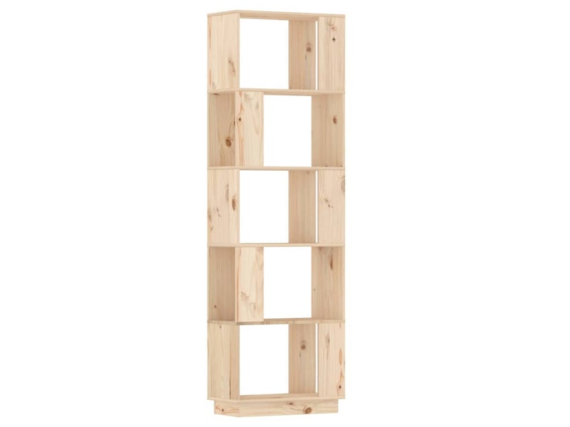  Bibliothèque, étagère de rangement 51x25x163,5 cm pin solide  - Conforama A