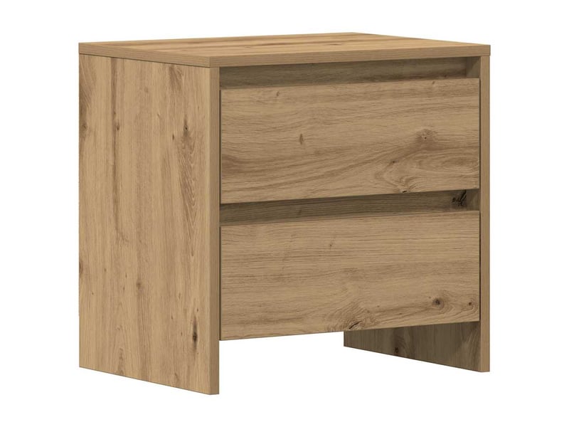  Table de chevet - cabinet de chevet - table de nuit 2 pièces chêne artisanal 45 x 34 x 44,5 cm  - Conforama E