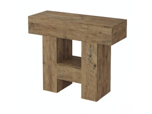 Table d'appoint étroite avec rangement 80 cm evryae