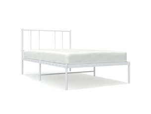 Lit simple 100x200 cm    coloris blanc