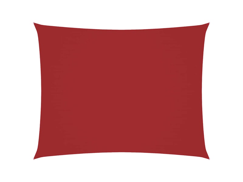  Voile de parasol - voile d'ombrage tissu oxford rectangulaire 3,5x5 m rouge  - Conforama A