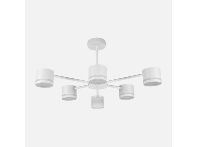  Fabrilamp ortiga, lampe, moderne, 6 x gx53, blanc, 30 x 59 x 56 cm 253656001 - Conforama A