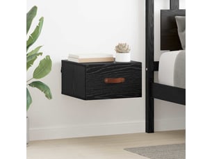 Table de chevet chambre, cabinet de chevet mural 35 x 35 x 20 cm bois d'ingénierie shl9868