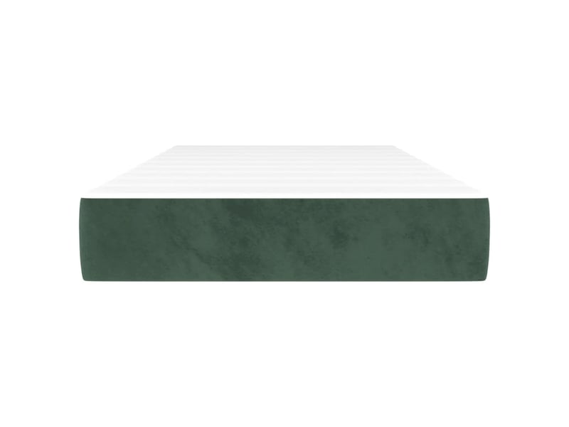  Matelas de lit à ressorts ensachés fermeté moyenne vert foncé 120x190x20 cm  - Conforama C