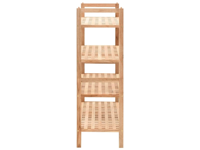  Meuble à chaussures, étagère à chaussures bois de noyer massif 69x26x81 cm  - Conforama C