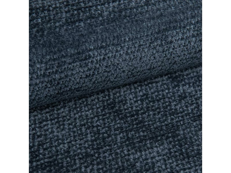  Canapé d'angle aenis, tissu chenille bleu  - Conforama D