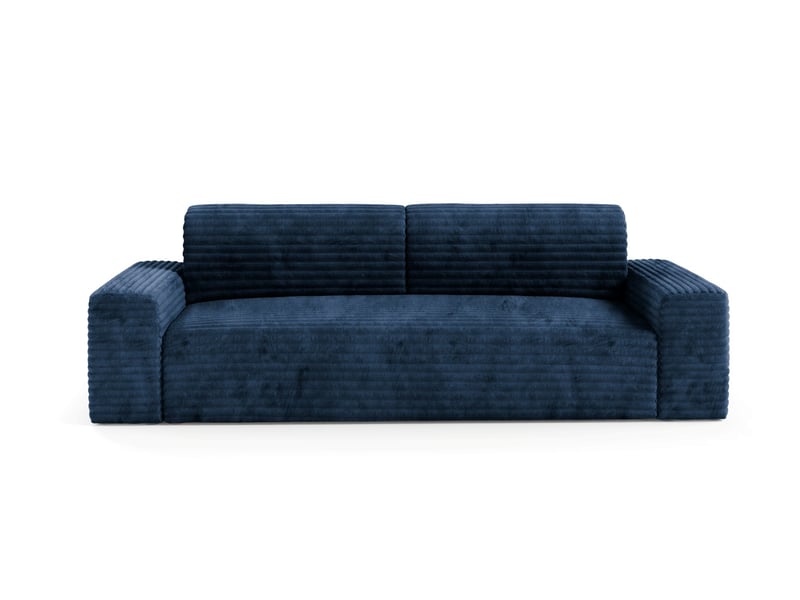 Canapé coco avec fonction de couchage couleur : tilia bleu fonce - Conforama B