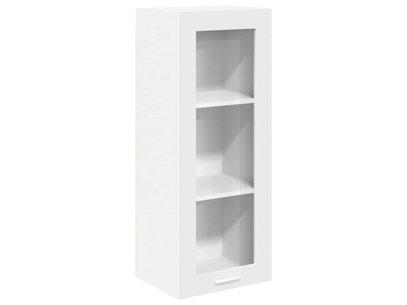 Meuble de rangement cuisine, armoire suspendue blanc 40x31x100cm bois d'ingénierie - Conforama A
