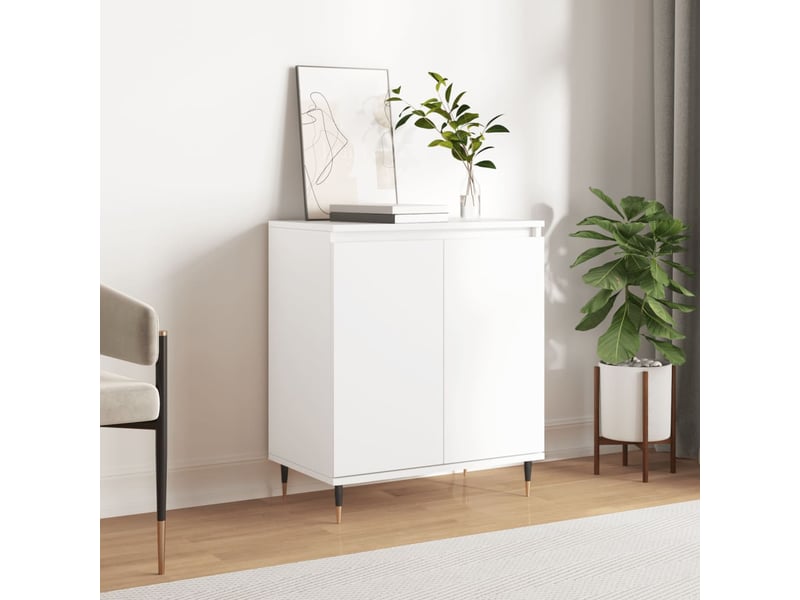  Buffet - bahut - meuble de rangement blanc 60x35x70 cm bois d'ingénierie  - Conforama B