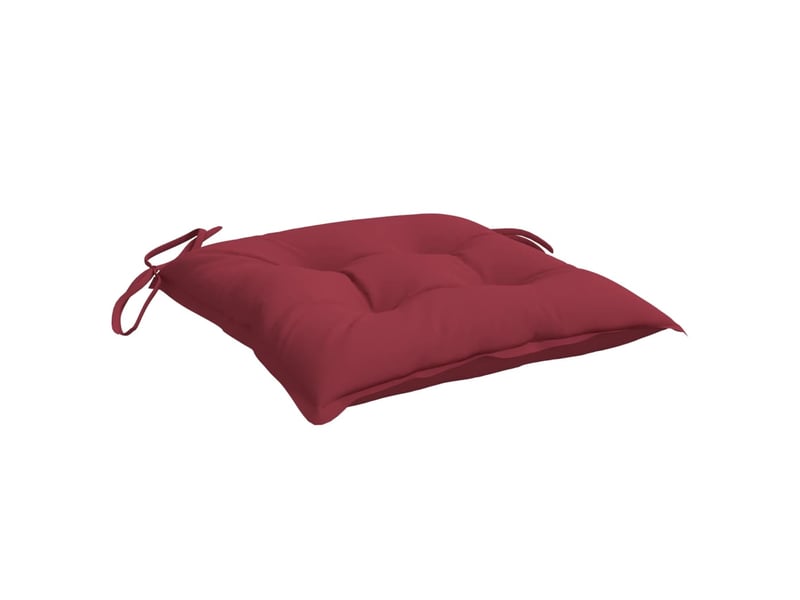 Lot de 2 coussins de palette, coussins de canapé rouge bordeaux 50x50x7 cm cf59603  - Conforama E