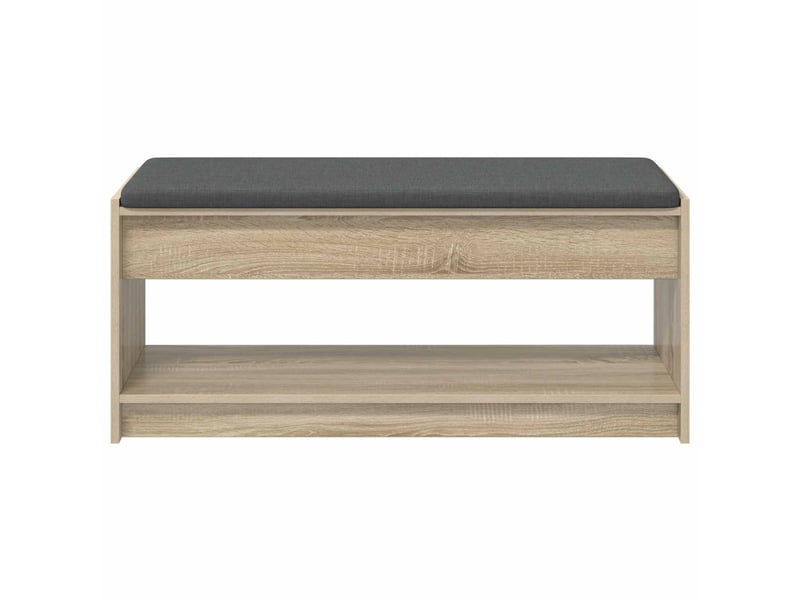  Banc d'entrée, banc interieur chêne sonoma 103x38x45 cm  - Conforama E