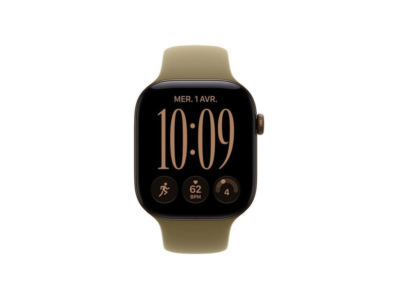  Montre connectee 46mm gps oled retina s11 ecg detection chute bronze fonce MJEQ4ZRA - Conforama B