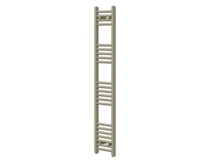 Luxebath sèche-serviettes design sahara 300 x 1400 mm, raccordement latéral, droit, haute conductivité thermique, radiateur mural porte-serviettes pour salle de bain, puissance 365 w, beige mat
