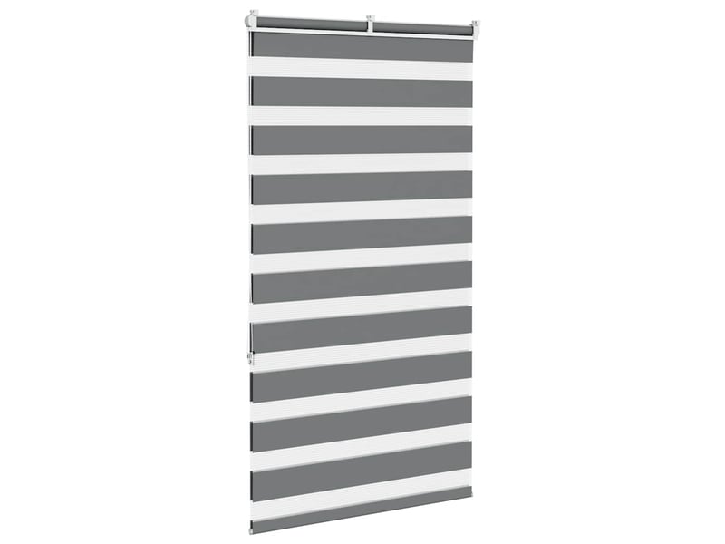  Store zèbre, store de fenêtre gris foncé largeur du tissu 85,9 cm polyester cf48634  - Conforama D
