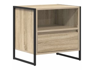 Table de chevet - cabinet de chevet - table de nuit sonoma 50 x 39,5 x 50 cm bois d'ingénierie