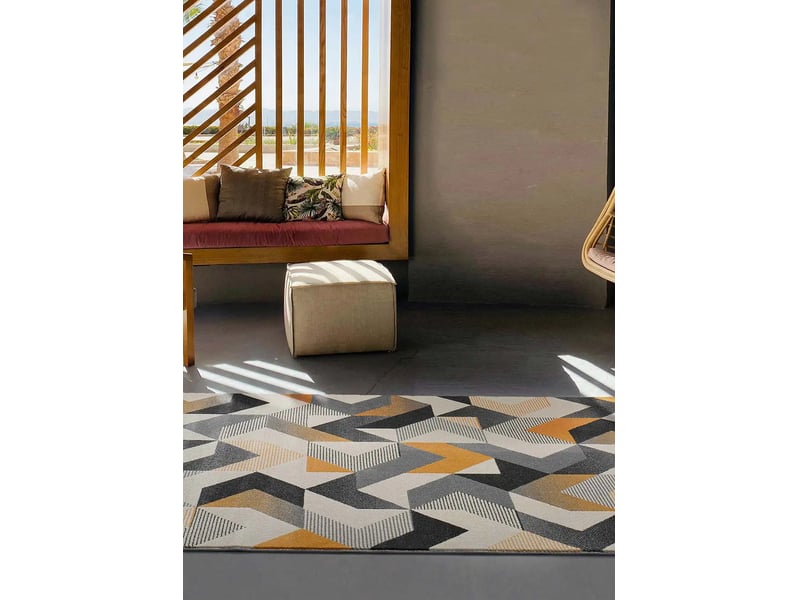  Tapis atticgo gladys gris rectangulaire moderne - 100% polypropylène, envers jute GLADYS-12184 - Conforama B