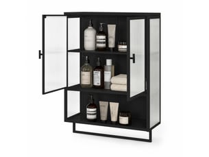 Meuble tv coloris noir 23 cm <strong>MIVRAY </strong> <strong></strong>