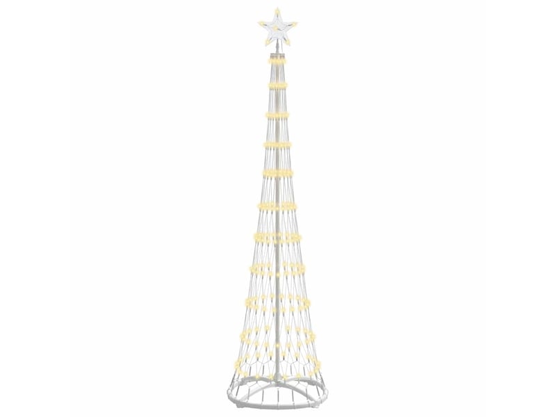  Sapin de noël - arbre de noël led blanc chaud 51 x 51 x 190 cm métal  - Conforama A