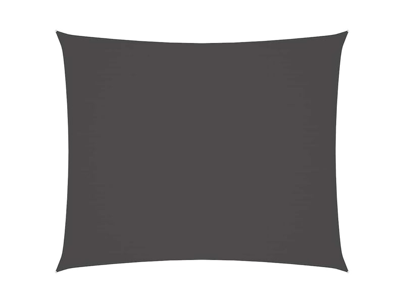  Voile de parasol - voile d'ombrage tissu oxford rectangulaire 4x6 m anthracite  - Conforama A
