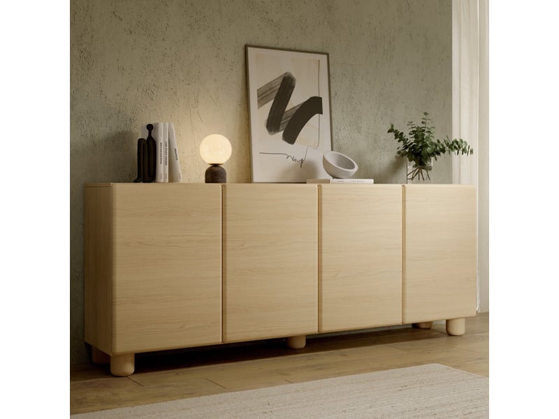 Selsey lomo - commode - 199 cm - chêne Lomo - Conforama B