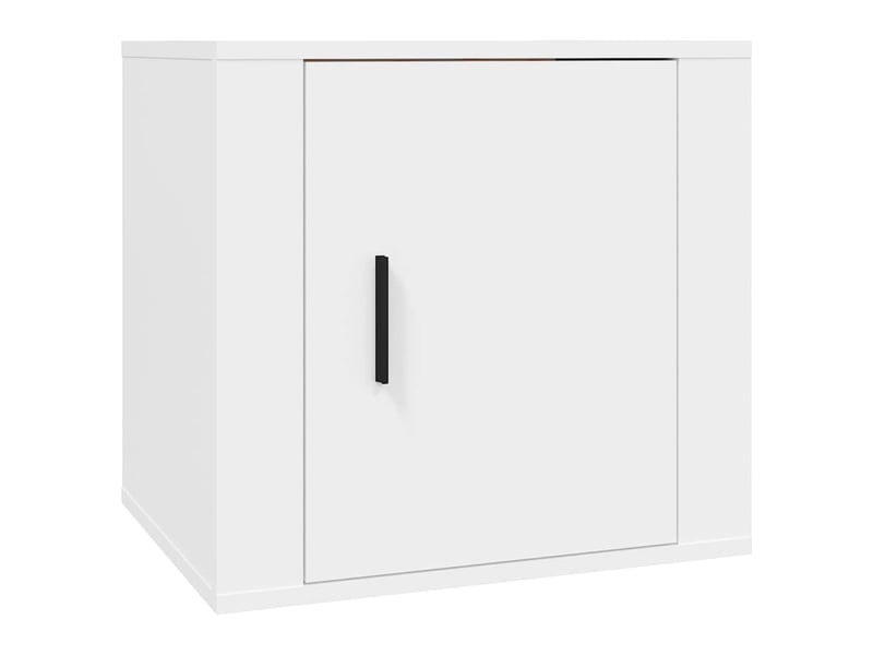  Lot de 2 tables de chevet - cabinet de chevet - table de nuit blanc 50x39x47 cm  - Conforama D