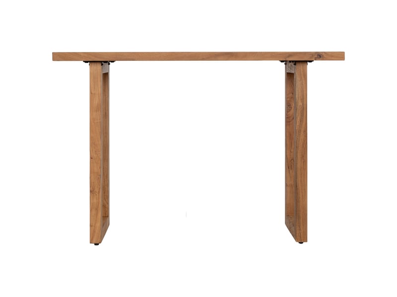  Console d'entrée en bois d'acacia marron 120x40x80h cm  - Conforama B