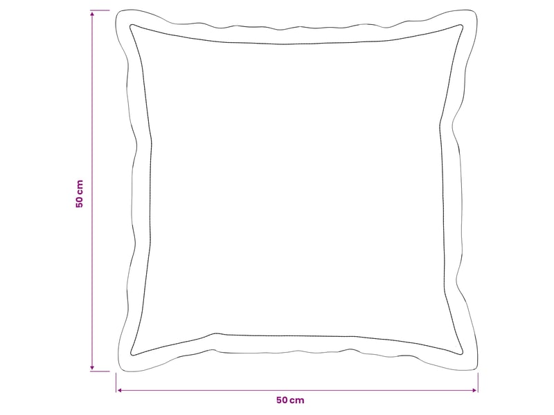  Lot de 6 housses de coussin houten jaune clair 50 x 50 cm cf49990  - Conforama E