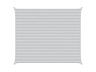 Voile d'ombre - voile d'ombrage - voile parasol gris clair et blanc 5 x 6 m
