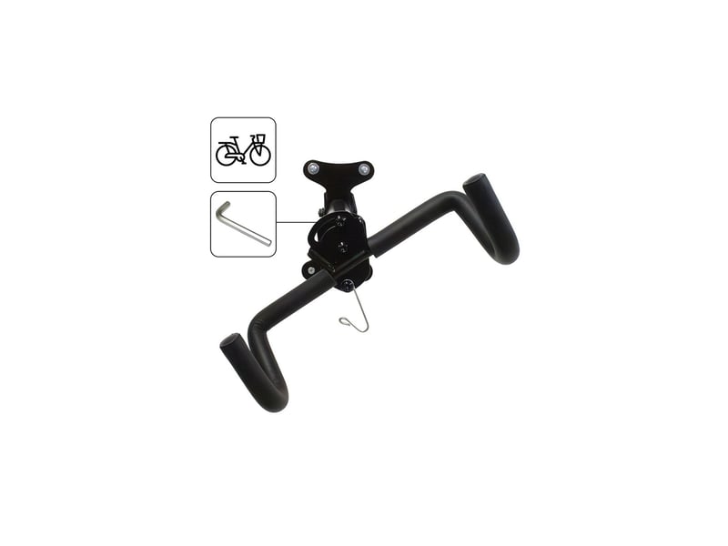  Support vélo mural velock en métal noir 46 x 26 x 15 cm  - Conforama E